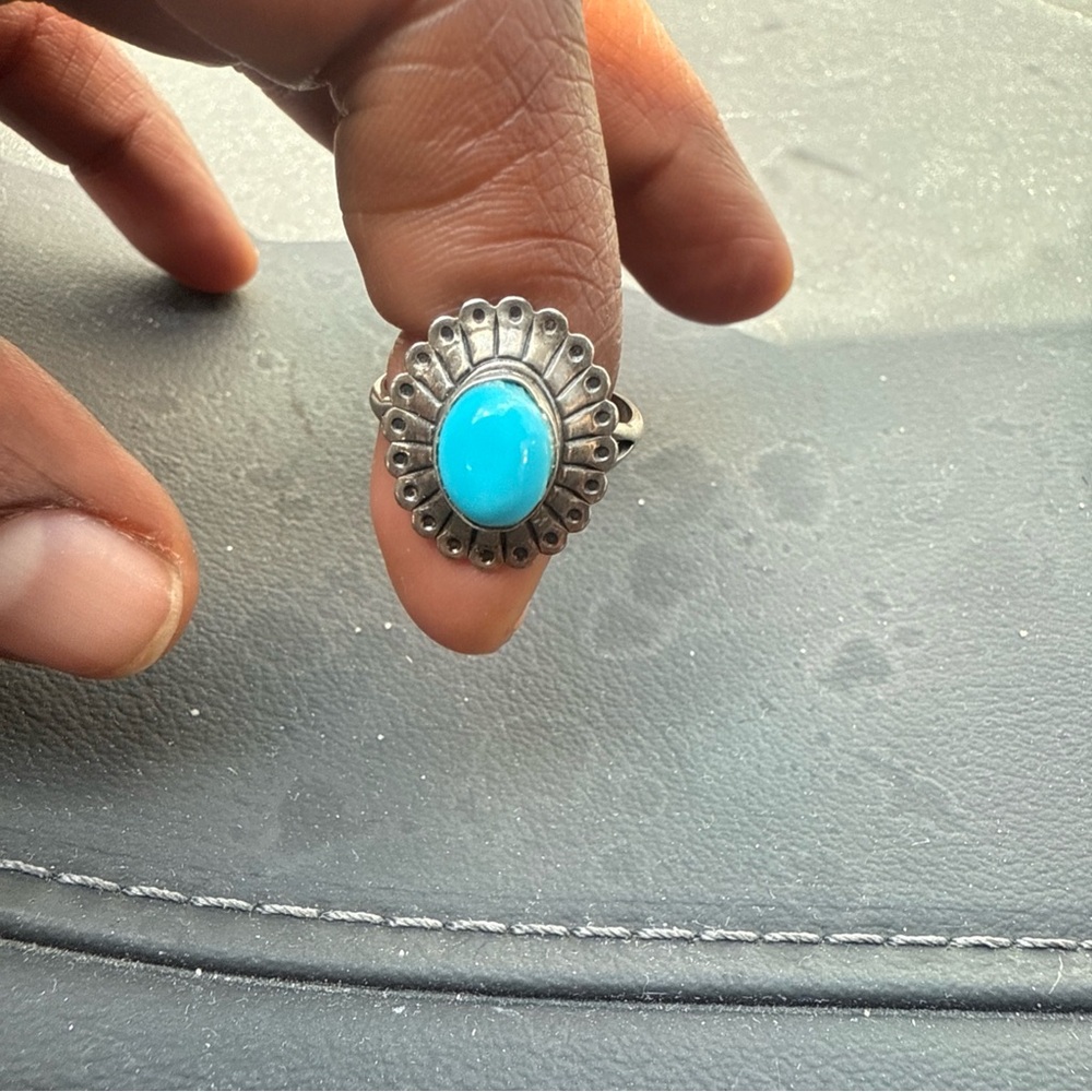 Silver Turquoise Ring